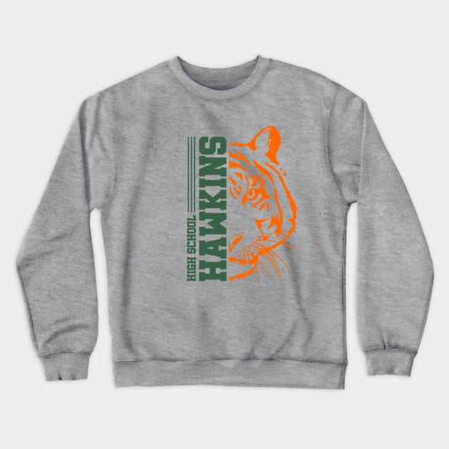 Stranger Things Hawkins High Fan Logo Crewneck Sweatshirt by Vault Emporium